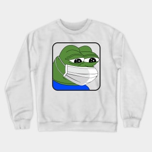 Covid Pepe Crewneck Sweatshirt